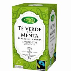 Buy ARTEMISBIO Green tea with mint Eco 20 Filters By 2,65€