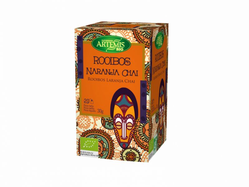 Filtros Rooibos Orange Chai Eco 20 - ARTEMISBIO