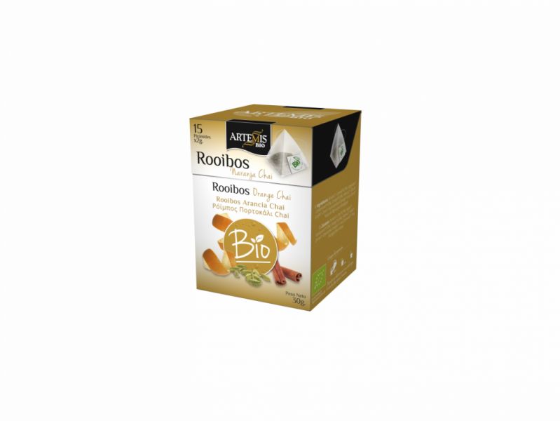 Laranja Rooibos Chai Pirâmide 15 x 1,5 gramas