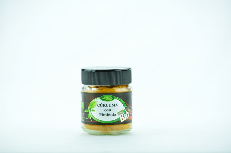 Açafrão com pimenta Eco jar 80 gr - ARTEMISBIO