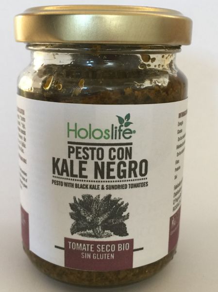 Pesto con Kale Negro y Tomate Seco Bio 130 g