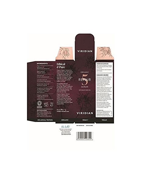 5 Sérum Réparateur BIO 50 ml - VIRIDIAN Img 4