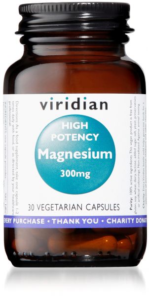 HIGH POWER MAGNESIUM 300 mg 30 Vcaps - VIRIDIAN