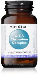 Buy VIRIDIAN GTF CHROME 200 UG COMPLEX 30 Vcaps By 14,25€