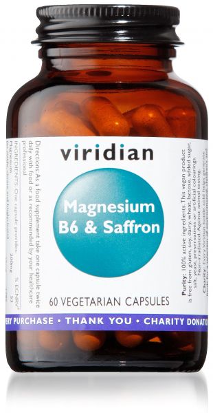 MAGNESI B6 I AZAFRAN 60 Vcaps - VIRIDIAN