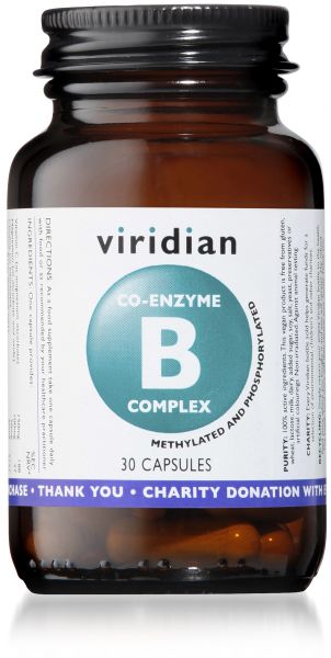 CO-ENZIMA B COMPLEXO 30 Vcaps - VIRIDIAN