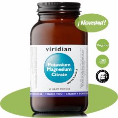 Buy VIRIDIAN POTASSIUM MAGNESIUM CITRATE POWDER 150 gr By 20,75€