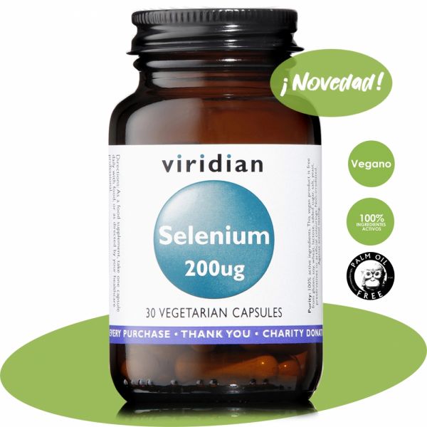 SELENIUM 200 ug 30 Vcaps - VIRIDIAN