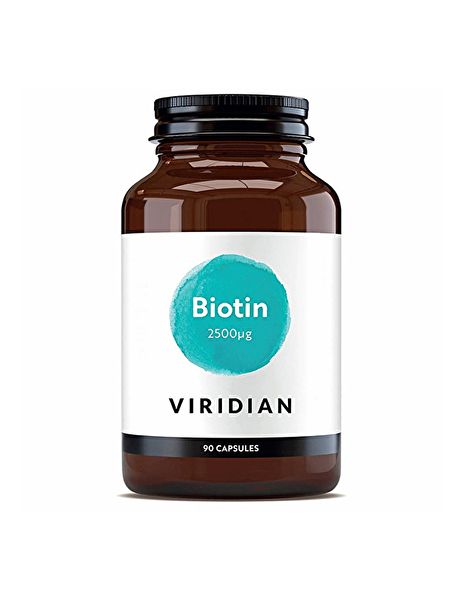 Biotin 2500ug 90 Càpsules Vegetals - VIRIDIAN