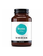 Comprar VIRIDIAN Biotin 2500ug 90 Cápsulas Vegetales Por 18,95€