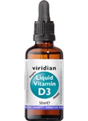 Buy VIRIDIAN VEGAN LIQUID VITAMIN D3 2000IU 50 ml By 17,25€