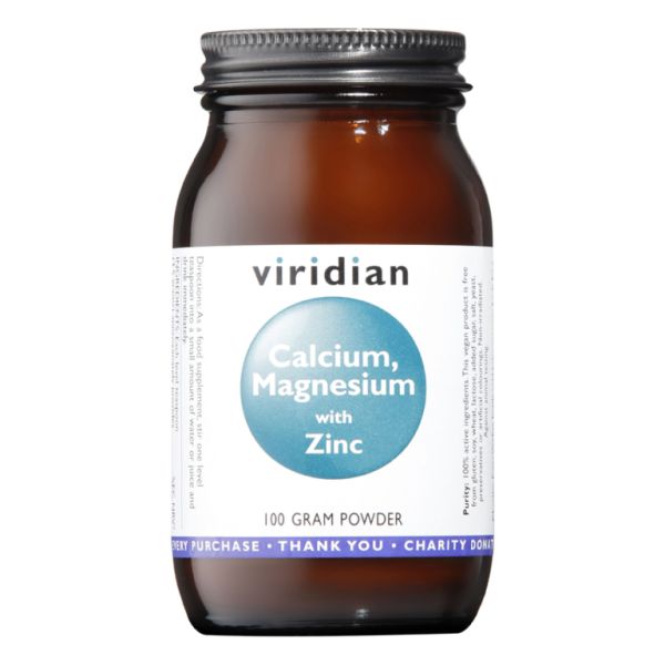 Calci Magnesi Zinc i Vitamina C 100 g - VIRIDIAN