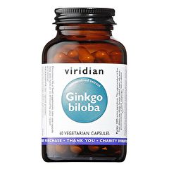 Buy VIRIDIAN GINKGO BILOBA EXT. STANDARDIZED SHEET 60 vcaps By 20,95€