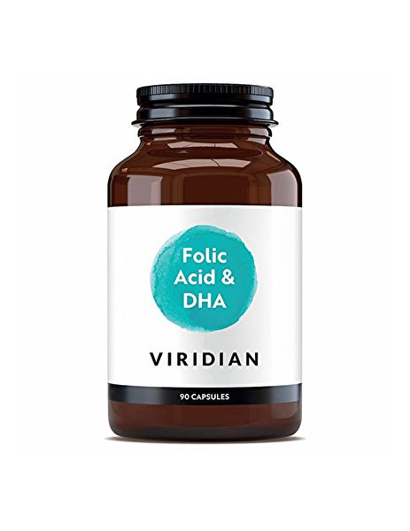 Folic Acid 400 ug with DHA 90 Vegetable Capsules