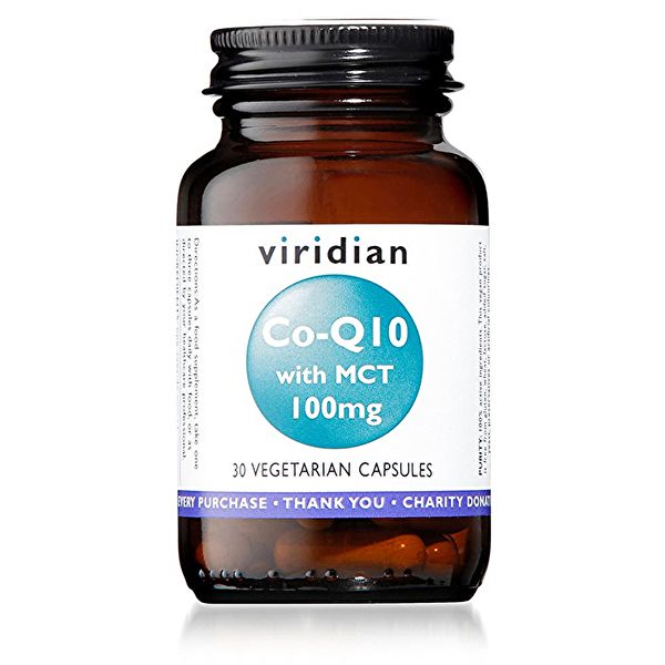 Co-Q10 100 mg MET MCT 30 vcaps - VIRIDIAN