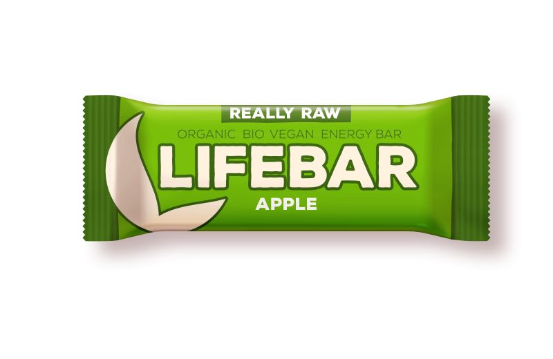 LIFEBAR EKOLOGISKT ÄPPLE 47 gr - LIFEFOOD