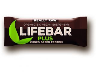 Buy LIFEFOOD LIFEBAR PLUS BIO GREEN PROTEIN CHOCOLATE 47 g By 2,25€