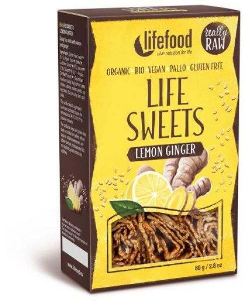 CITRON-INGÄRA BIO LINERULLAR 80 gr - LIFEFOOD