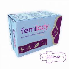 Acheter FEMILADY Compresses de Nuit 8 Couches 8 Unités Par 3,50€