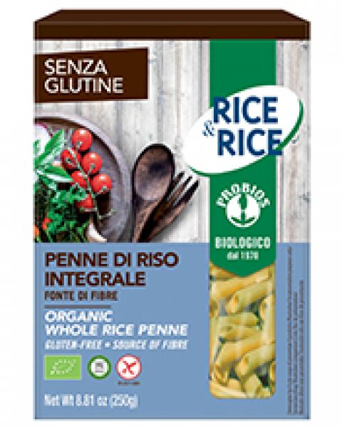 MACCHERONI 100% RISO INTEGRALE BIO 250 gr SENZA GLUT