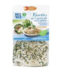 Comprar RICE&RICE RISOTO BIO COM ALCACHOFRAS 250 gr SEM GLÚTEN Por 5,95€