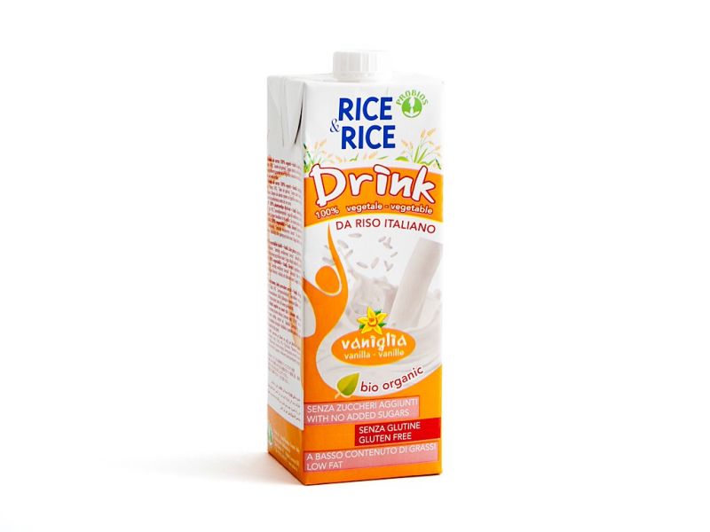 BEBIDA ARROZ VAINILLA BIO 1 Litro - RICE&RICE