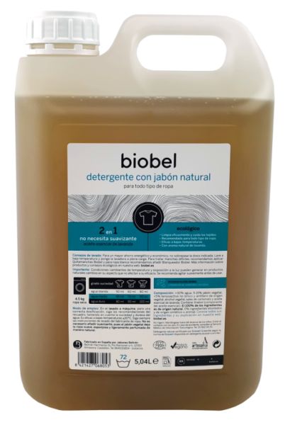 Biobel Vloeibaar Wasmiddel 5 Liter ECO