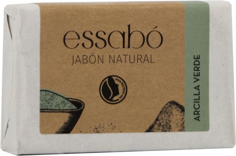 Jabón natural arcilla verde 100 gr Essabo Art