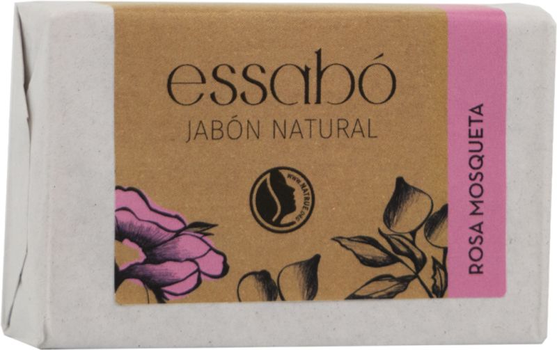 Estojo de sabonete rosa mosqueta natural 100 gr Essabo Art