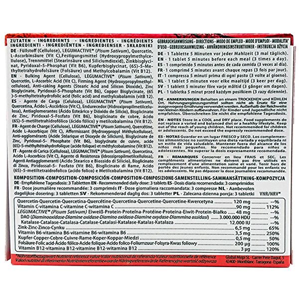 Naturdao Plus 60 Tabletten. Wirksam bei Histaminintoleranz Img 2