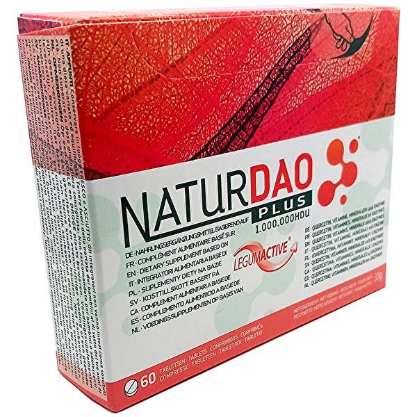 Naturdao Plus 60 Comprimidos. Eficaz para la intolerancia a la histamina