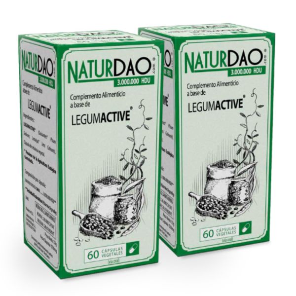 Naturdao 3,000,000 HDU 60 Vegetable Capsules Pack of 2 units. Effective against histaminosis