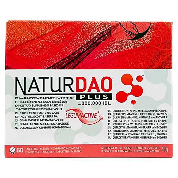 Naturdao Plus 60 tablets 2 units. Effective for DAO deficiency Img 2