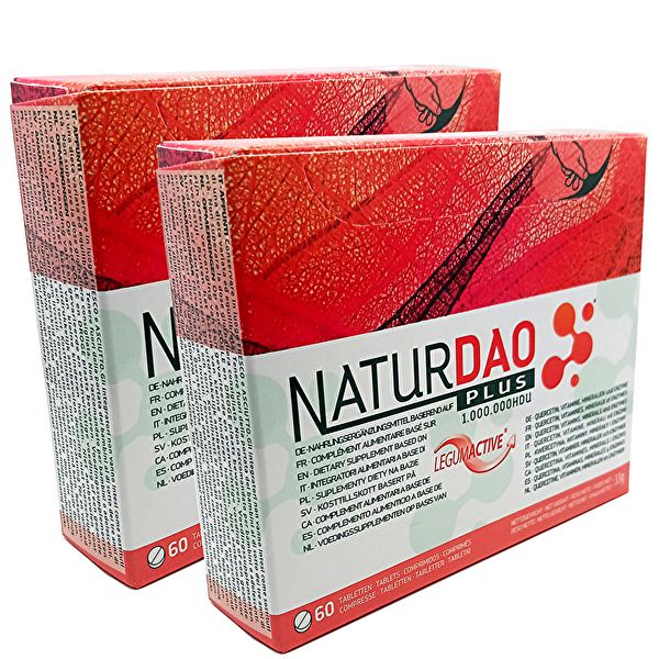 Naturdao Plus 60 comprimidos 2 ud. Eficaz para el déficit de DAO