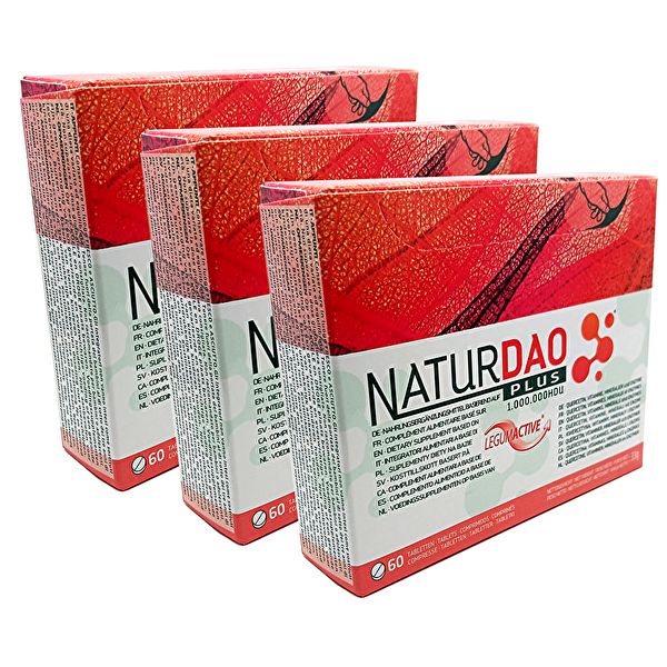 Naturdao Plus 60 comprimidos 3 ud. Con Legumactive para la histaminosis