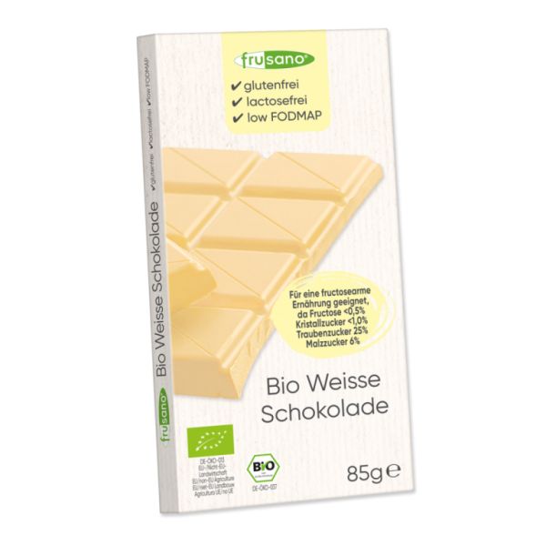 Pure Organic White Chocolate 85 g - FRUSANO