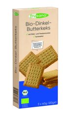 Kopen FRUSANO Biologische Speltkoekjes 120 g Door 3,49€