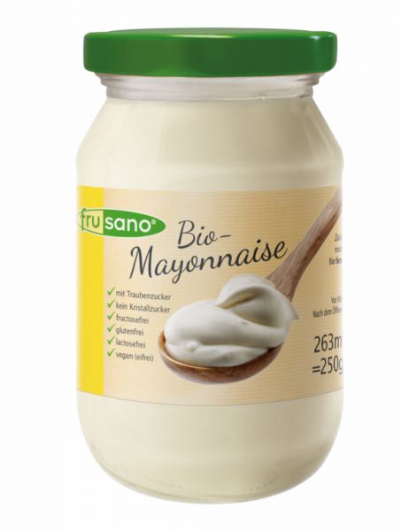 Bio-Mayonnaise mit Dextrose 250 ml - FRUSANO