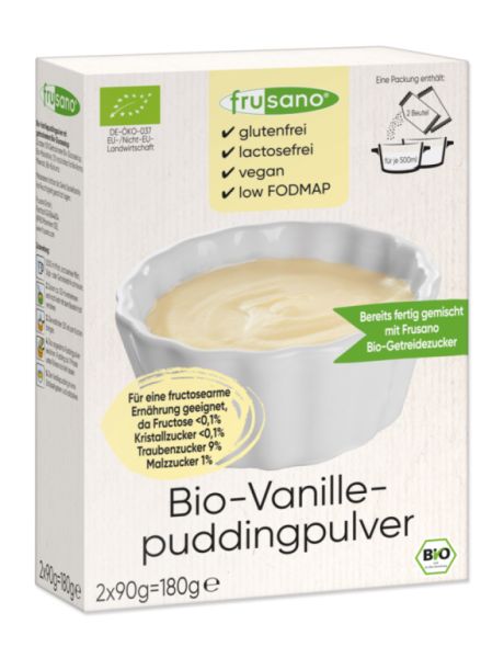 Bio-Vanillepulverpudding 180 g - FRUSANO