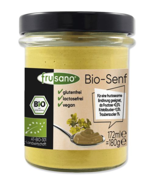 Bio-Senf 180 g - FRUSANO