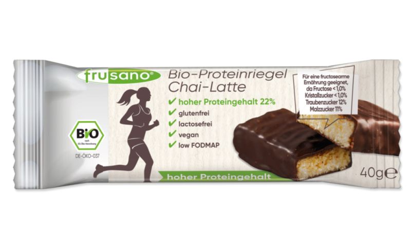 Barre protéinée Chai Latte 40 g - FRUSANO