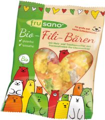 Buy FRUSANO Organic Gummy Bears with Gelatin 50 g By 2,67€