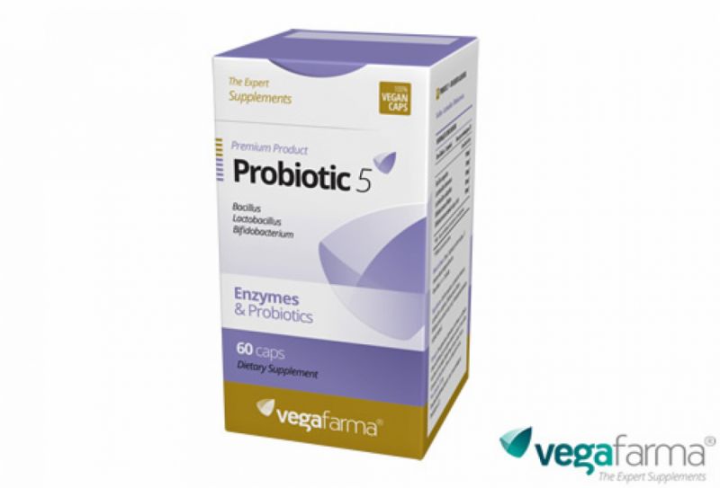 PROBIOTIC 5 60 Caps - VEGAFARMA