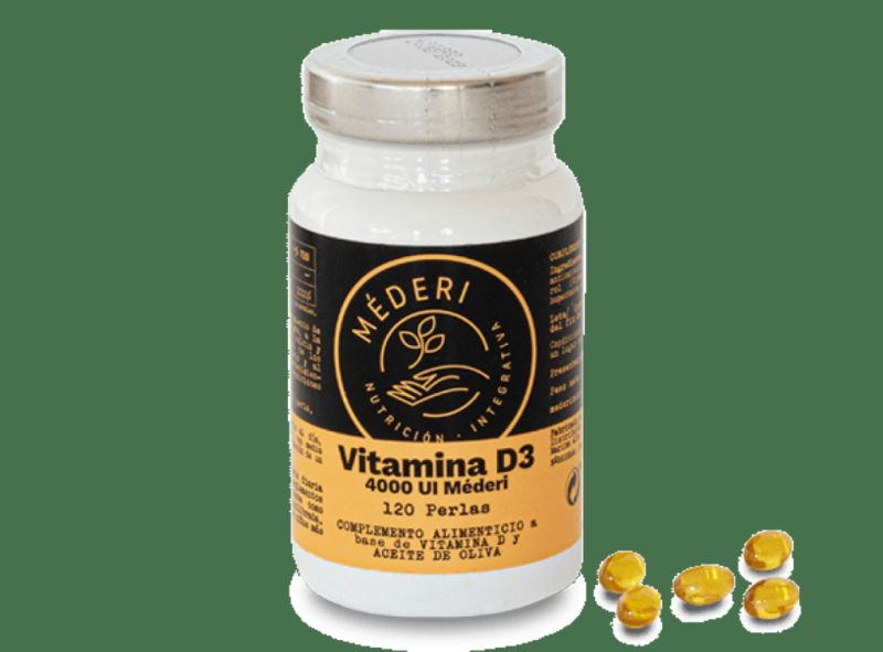 Vitamin D3 4000 IE 120 Pärlor - Méderi Nutrición Integrativa