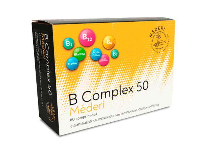 B-Complex 50 60 Comprimidos - Méderi Nutrición Integrativa