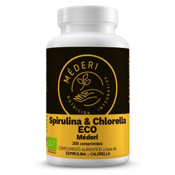 Spirulina och Chlorella Eco 200 tabletter