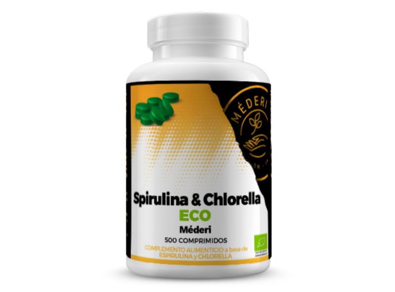 Spirulina och chlorella Eco 500 tabletter