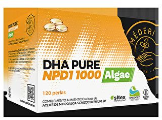 Buy Méderi Nutrición Integrativa DHA PURE 1000 ALGAE 120 pearls x 1530 mg By 105,50€