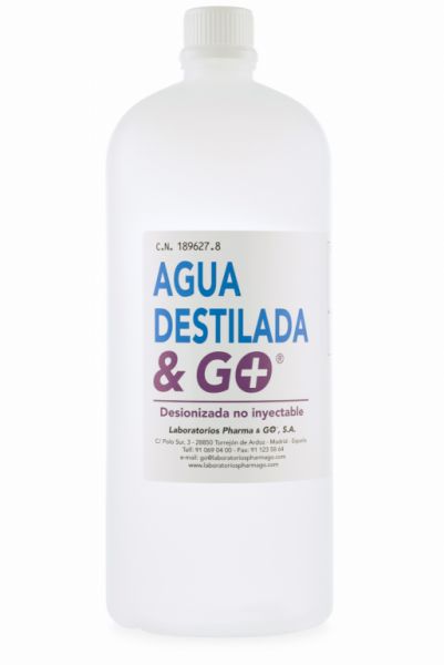 AIGUA DESTIL·LADA & GO 1000 ML - PHARMA&GO