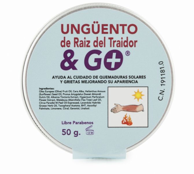 POMADA DE RAIZ DO TRAIDOR & GO 50G (QUEIMADURAS)